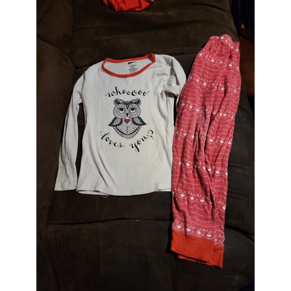 Crazy‎ 8 owl whooooo loves you? Valentine's day pajamas size 7